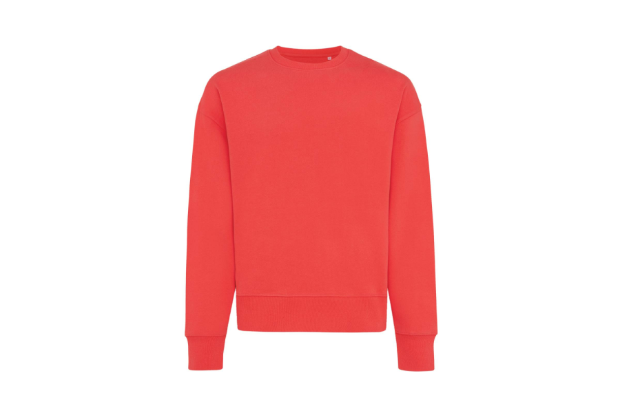 Sweat décontracté à col rond Iqoniq Kruger en coton recyclé: Avant du produit