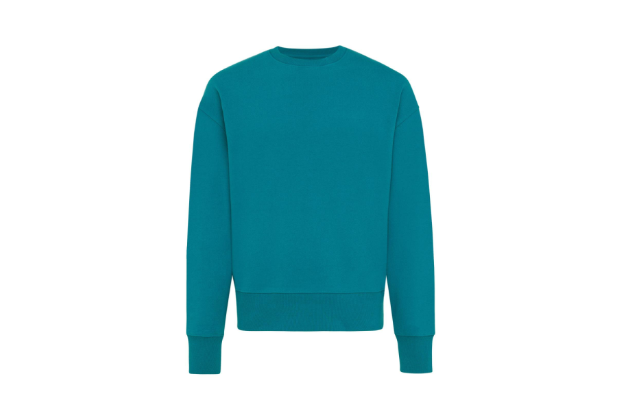 Sweat décontracté à col rond Iqoniq Kruger en coton recyclé: Poitrine droite