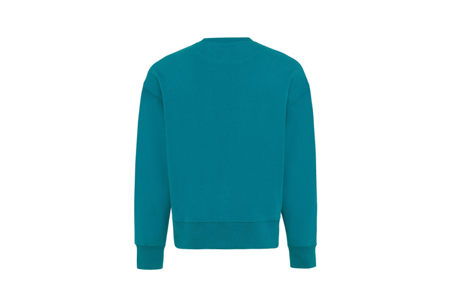 Sweat décontracté à col rond Iqoniq Kruger en coton recyclé: Arrière du produit