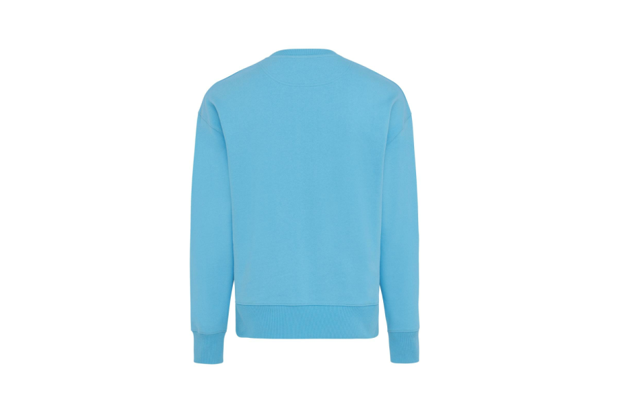 Sweat décontracté à col rond Iqoniq Kruger en coton recyclé: Arrière du produit