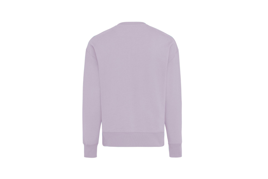 Sweat décontracté à col rond Iqoniq Kruger en coton recyclé: Arrière du produit