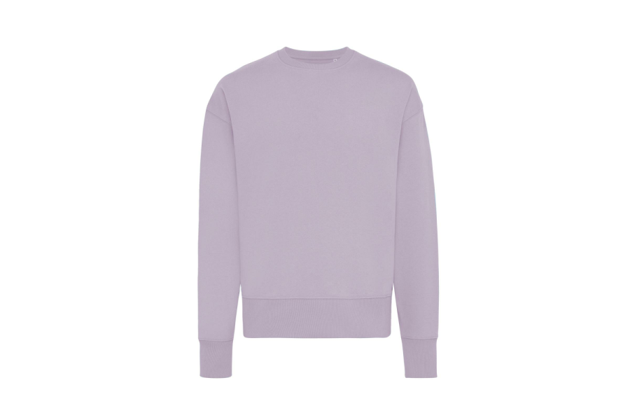 Sweat décontracté à col rond Iqoniq Kruger en coton recyclé: Poitrine droite