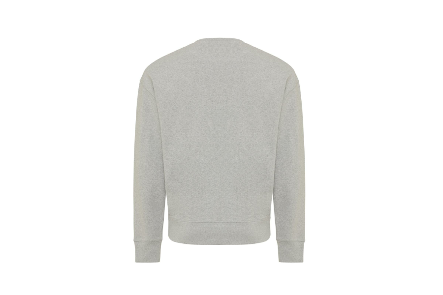 Sweat décontracté à col rond Iqoniq Kruger en coton recyclé: Arrière du produit