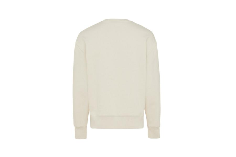 Sweat décontracté à col rond Iqoniq Kruger en coton recyclé: Arrière du produit