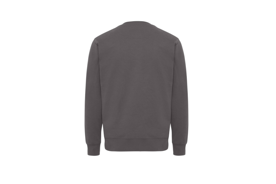 Sweat décontracté à col rond Iqoniq Kruger en coton recyclé: Arrière du produit