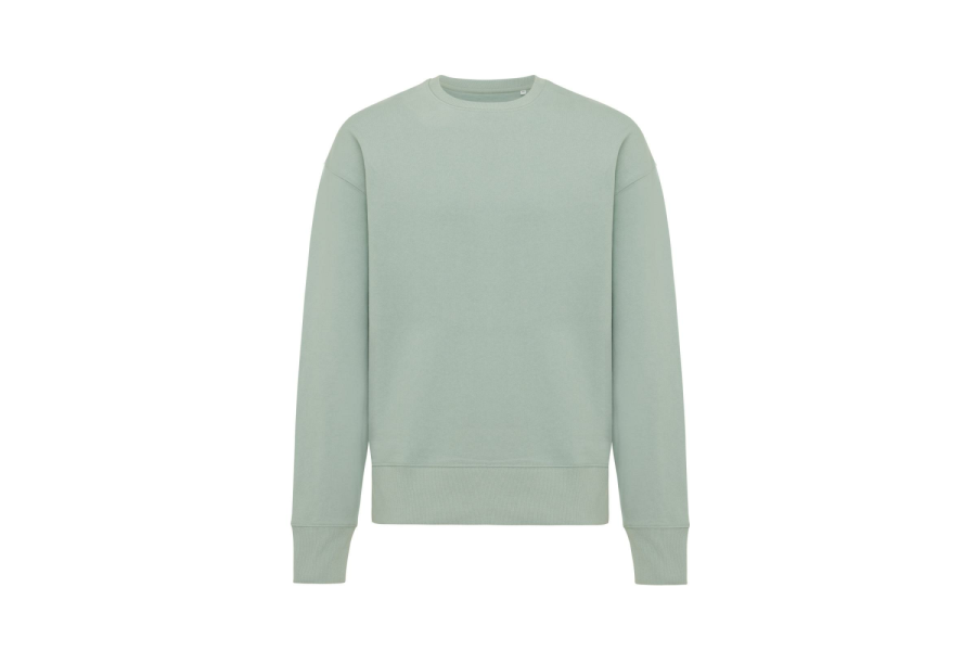 Sweat décontracté à col rond Iqoniq Kruger en coton recyclé: Poitrine gauche