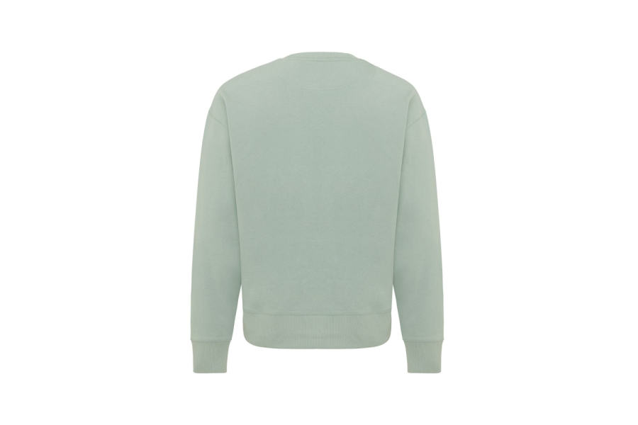 Sweat décontracté à col rond Iqoniq Kruger en coton recyclé: Arrière du produit