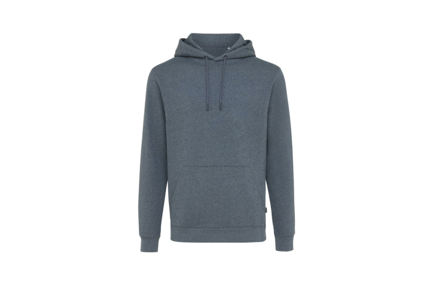 Sweat à capuche non teint Iqoniq Torres en coton recyclé: Avant du produit