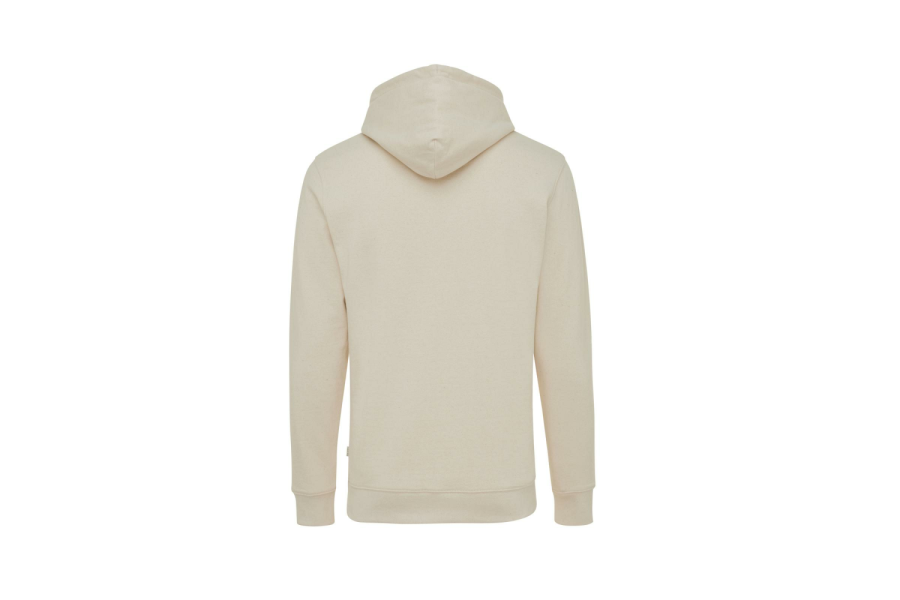 Sweat à capuche non teint Iqoniq Torres en coton recyclé: Arrière du produit