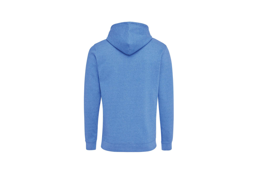 Sweat à capuche non teint Iqoniq Torres en coton recyclé: Arrière du produit
