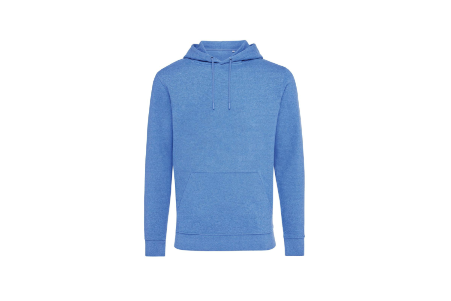 Sweat à capuche non teint Iqoniq Torres en coton recyclé: Avant du produit