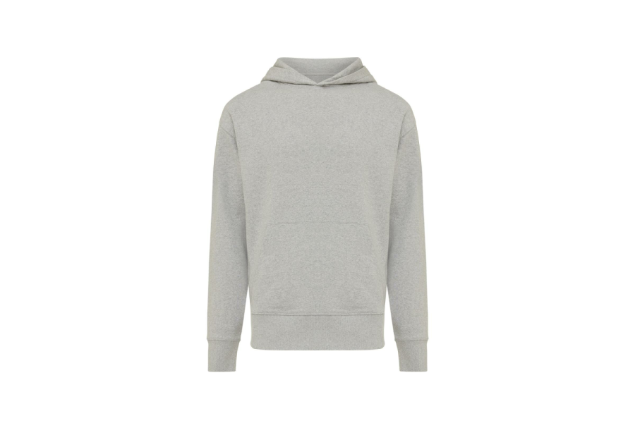 Iqoniq Yoho taaskasutatud puuvillast kapuutsiga pusa: varrukas vasakul