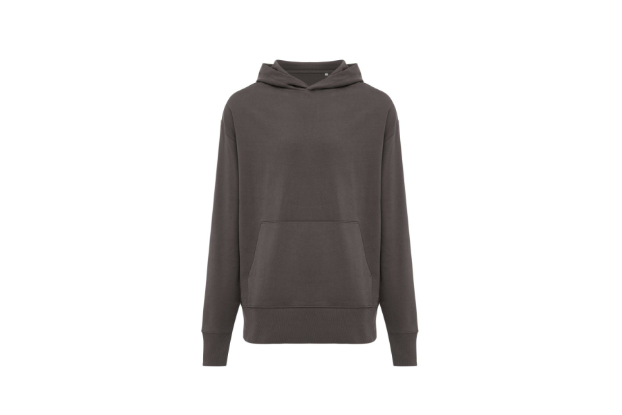 Iqoniq Yoho taaskasutatud puuvillast kapuutsiga pusa: varrukas vasakul