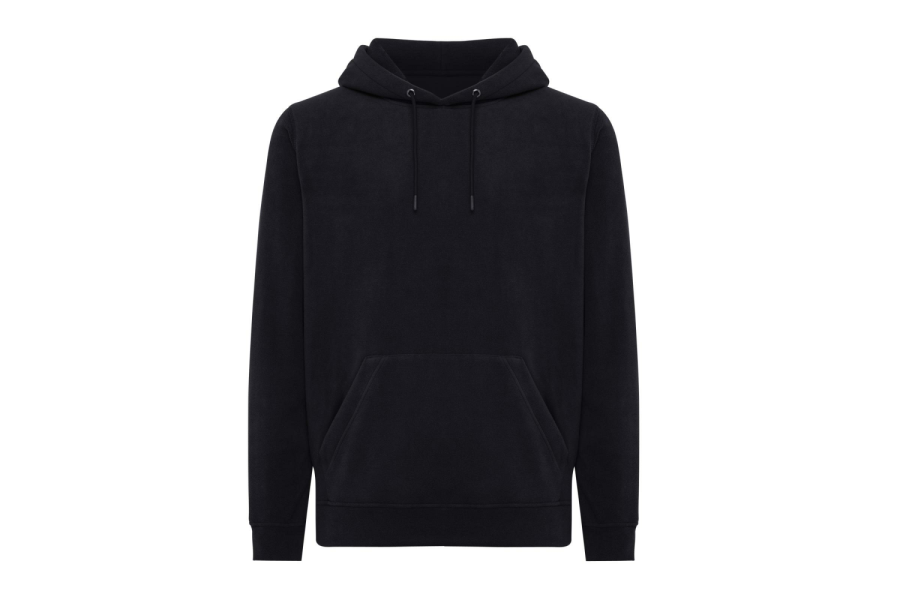 Sweat à capuche en micropolaire Iqoniq Trivor en polyester recyclé: Manche droite