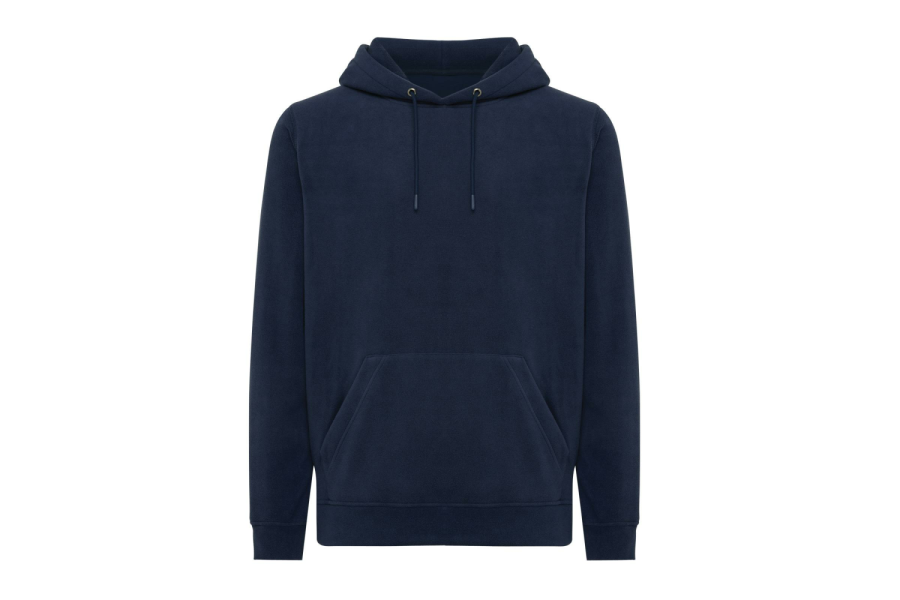 Sweat à capuche en micropolaire Iqoniq Trivor en polyester recyclé: Poitrine droite