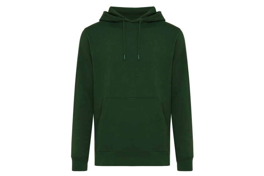 Sweat à capuche léger Iqoniq Rila en coton recyclé: Intérieur de l’encolure