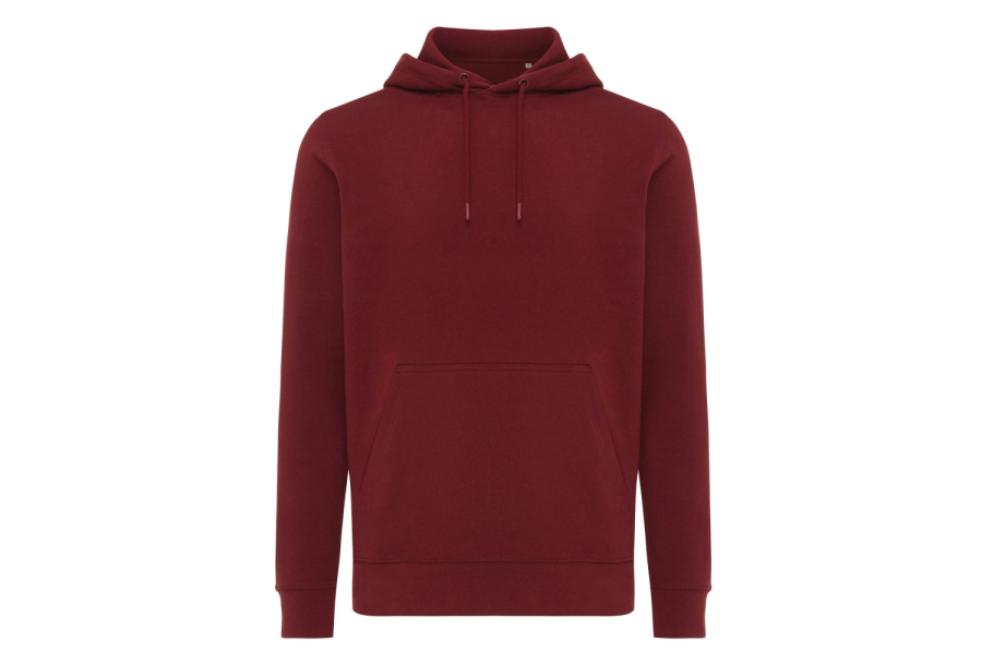 Sweat à capuche léger Iqoniq Rila en coton recyclé: Manche gauche
