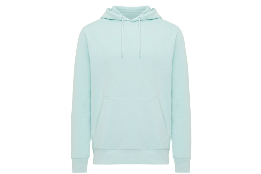 Sweat à capuche léger Iqoniq Rila en coton recyclé: Poche