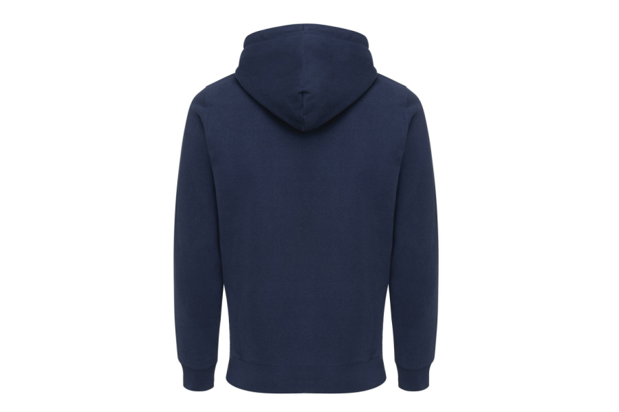 Sweat à capuche entièrement zippé Iqoniq Abisko en coton recyclé: Arrière du produit