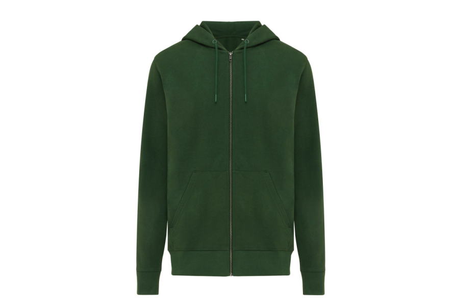 Sweat à capuche entièrement zippé Iqoniq Abisko en coton recyclé: Poitrine droite