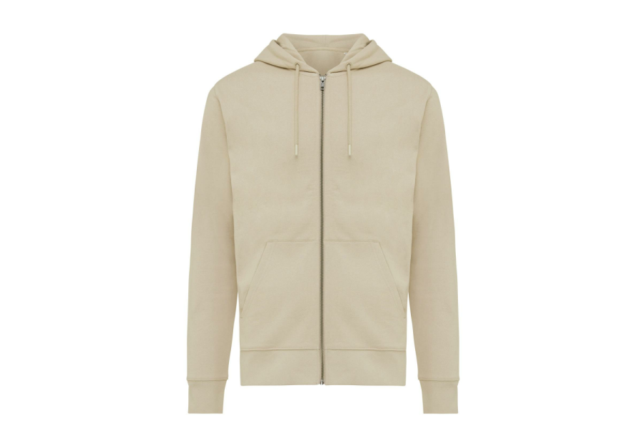 Sweat à capuche entièrement zippé Iqoniq Abisko en coton recyclé: Poitrine gauche
