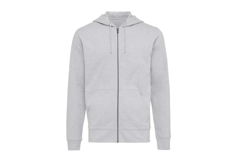 Sweat à capuche entièrement zippé Iqoniq Abisko en coton recyclé: Poitrine droite