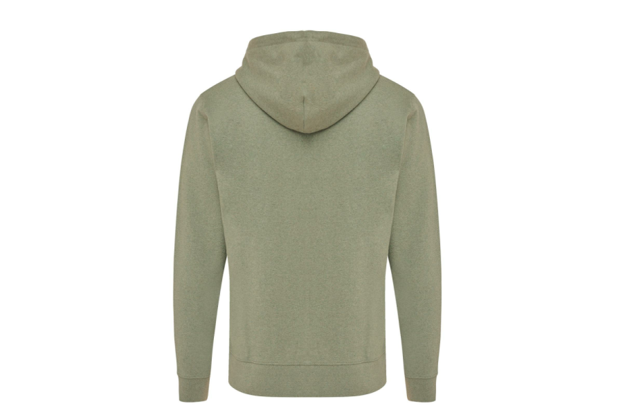 Sweat à capuche entièrement zippé Iqoniq Abisko en coton recyclé: Arrière du produit
