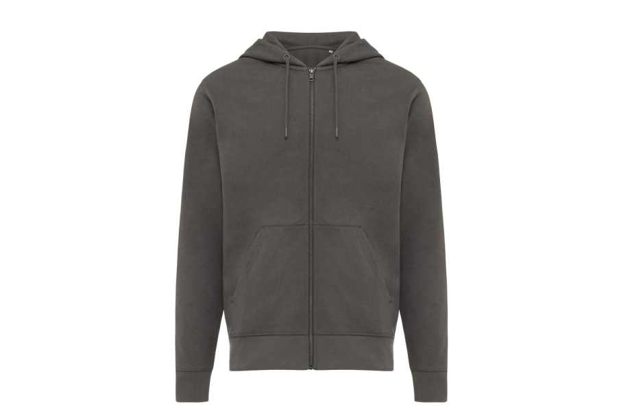 Sweat à capuche entièrement zippé Iqoniq Abisko en coton recyclé: Poitrine droite