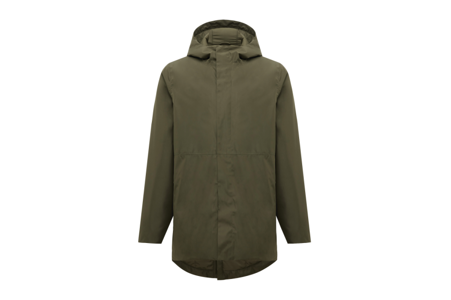 Parka Thelon IQONIQ en polyester recyclé: Poitrine gauche