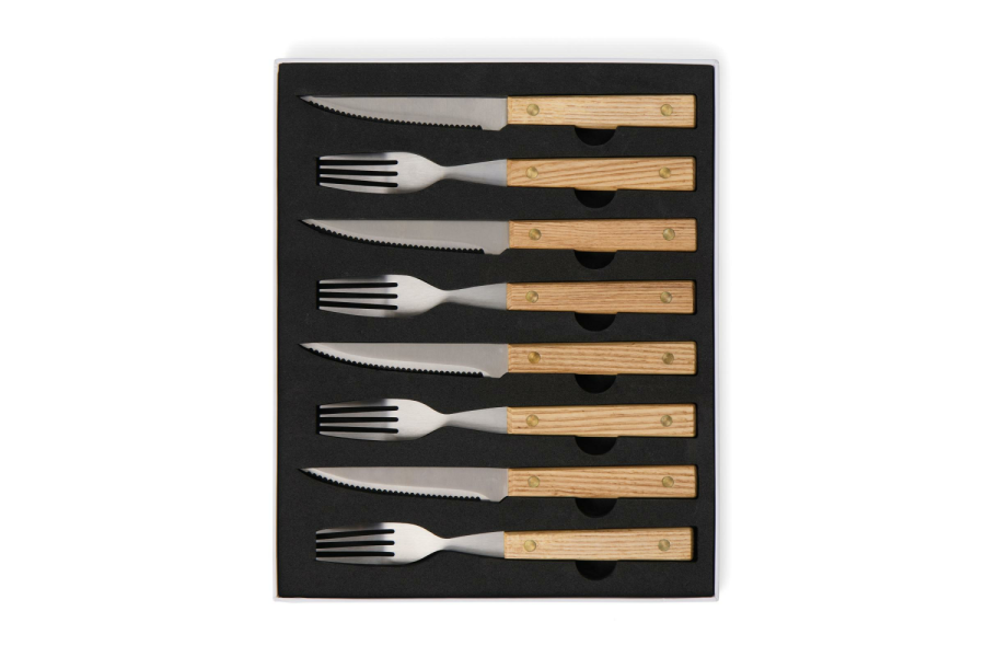 Coffret de 8 couverts à barbecue VINGA Paso: Couteau