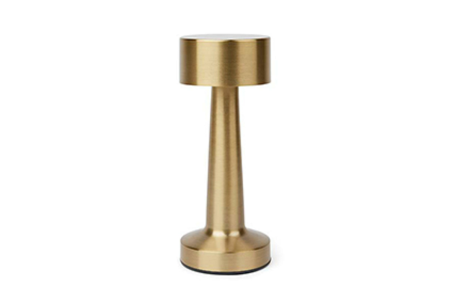 Lampe de table VINGA Maris en ABS recyclé RCS: Avant du produit, au centre