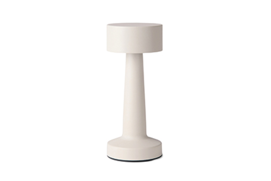 Lampe de table VINGA Maris en ABS recyclé RCS: Avant du produit, au centre