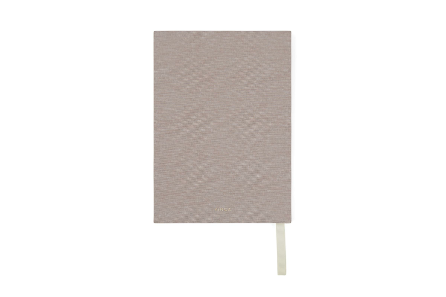 VINGA Thankfulness GRS recycled paper journal: item back