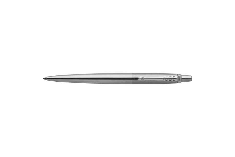Ручка Parker JOTTER из натуральной стали: перед зажимом