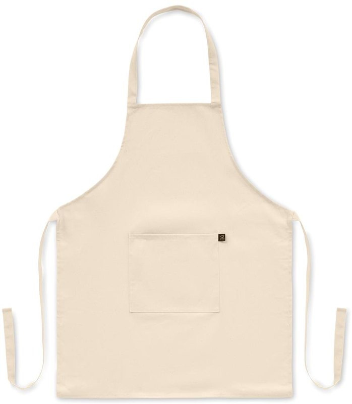 Ensemble de cuisine en coton recyclé: Tablier — Face 1