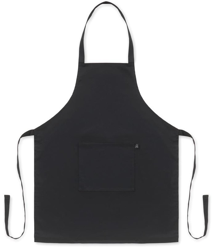 Ensemble de cuisine en coton recyclé: Poche du tablier