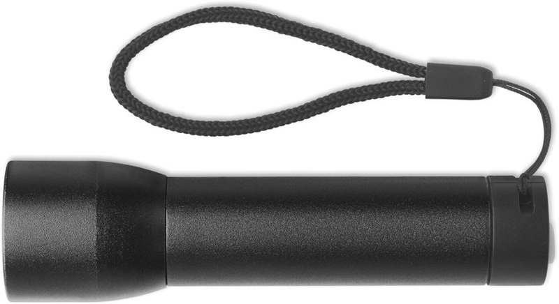 Lampe torche rechargeable en aluminium: Face 1