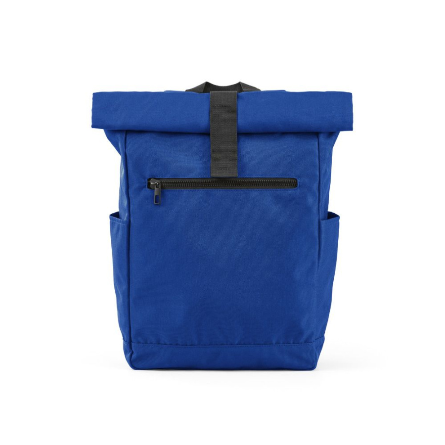 Rome Rucksack 12L aus rPET. Mit Rolltop-Design und Klettverschluss.: Front