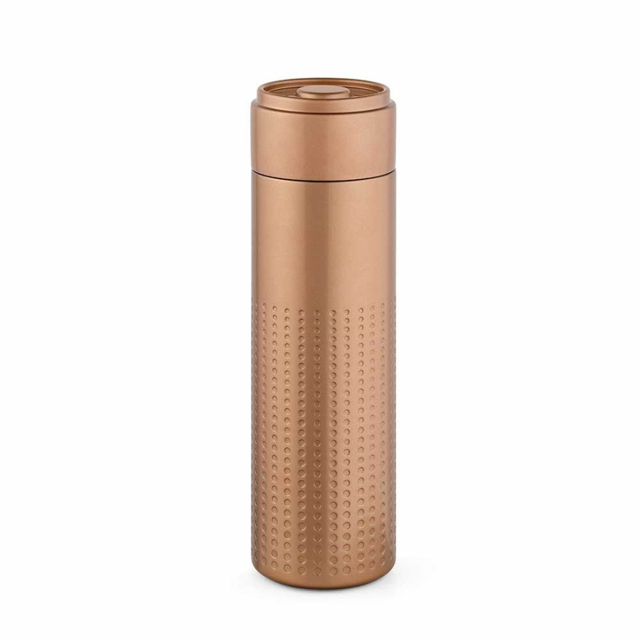 Perfora Trinkflasche aus recy.Edelstahl, 540ml. Doppelwandig: Flasche
