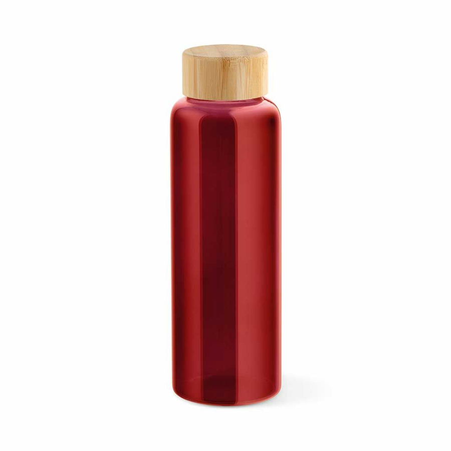 „Indus“ butelis iš borosilikatinio stiklo ir bambuko dangtelio, 510 ml. Nepralaidus.: Butelis