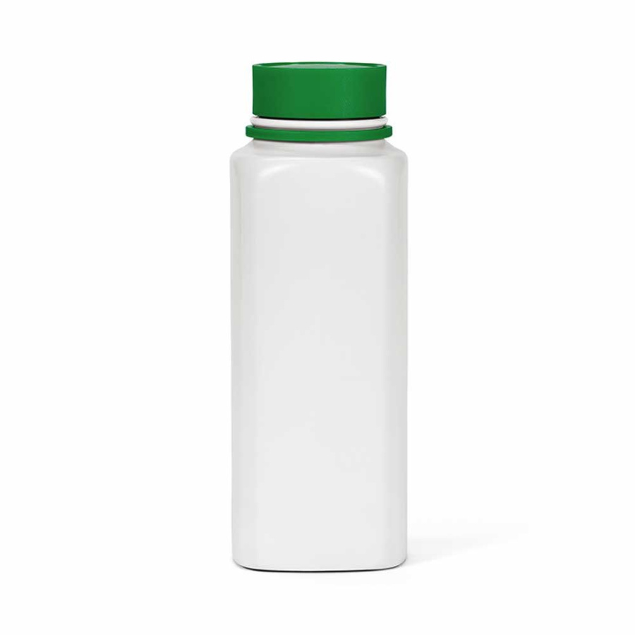 Ural Trinkflasche recy.Edelstahl, 820 ml. 360° Push-Verschluss: Front