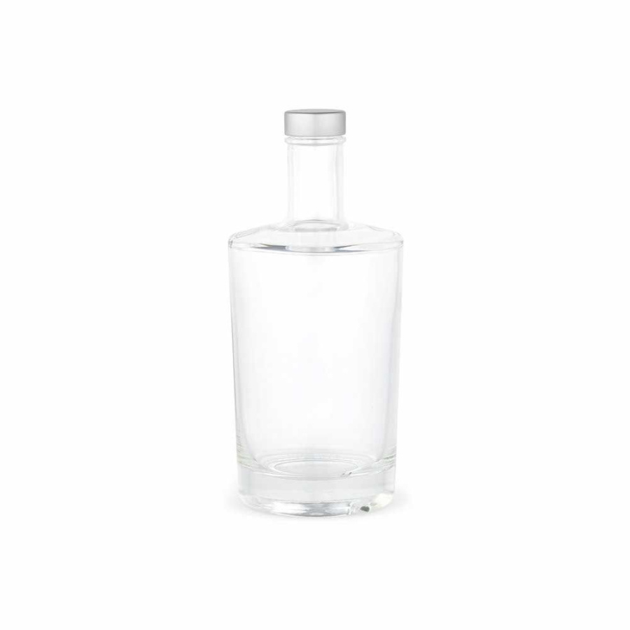 Adige 500 Glasflaska 560 ml. Silverfärgat lock: Flaska
