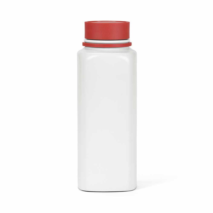 Ural Trinkflasche recy.Edelstahl, 820 ml. 360° Push-Verschluss: Front