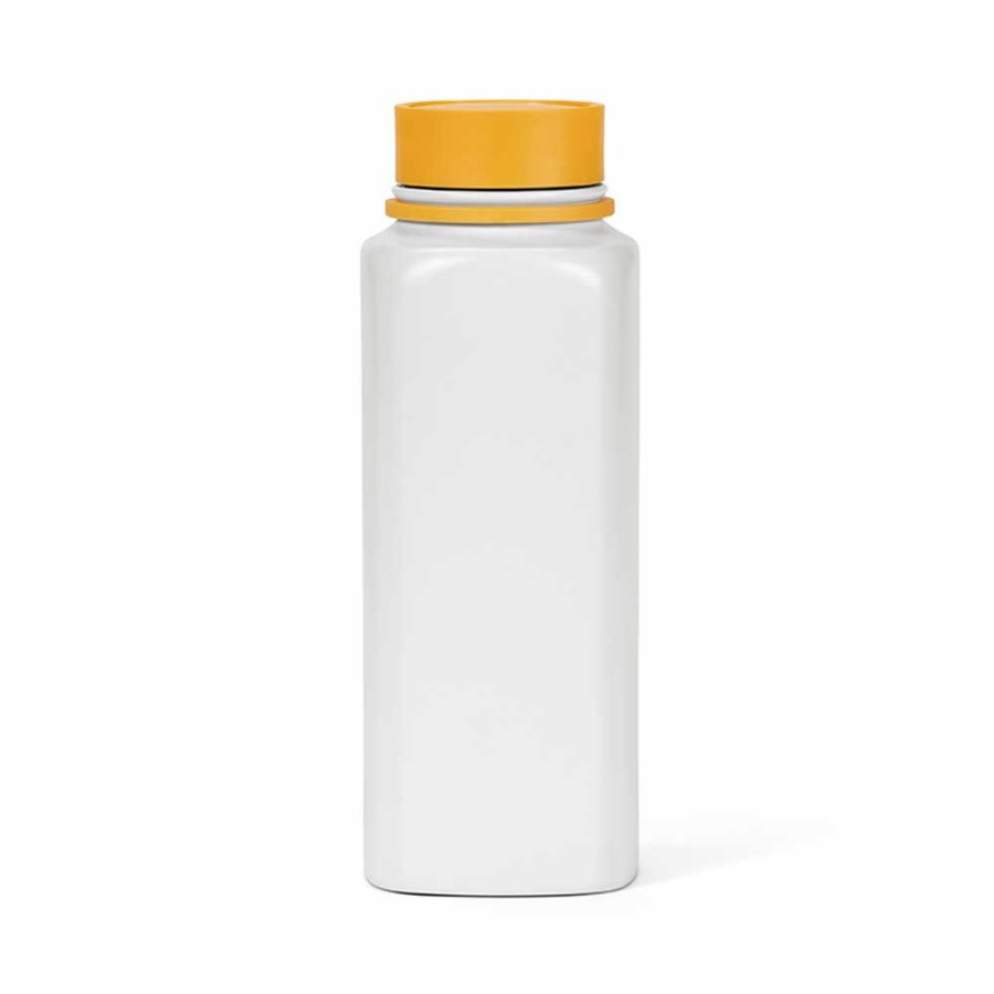 Ural Trinkflasche recy.Edelstahl, 820 ml. 360° Push-Verschluss: Front