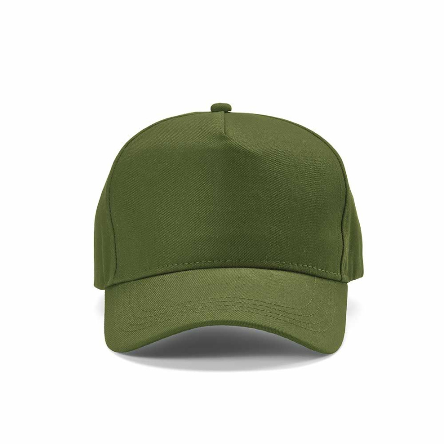 Hendrix Cap rCotton 280gsm. 5 panels and Metal Buckle Closure: Front