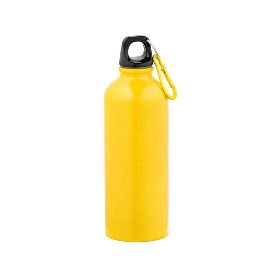 Drava pudele pārstrādāts nerūsējošais tērauds 530 ml. Viensiena un hermētiska. Karabīne uz vāka.: Pudele