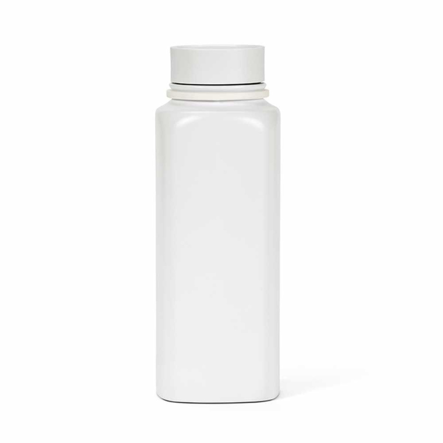 Ural Trinkflasche recy.Edelstahl, 820 ml. 360° Push-Verschluss: Front