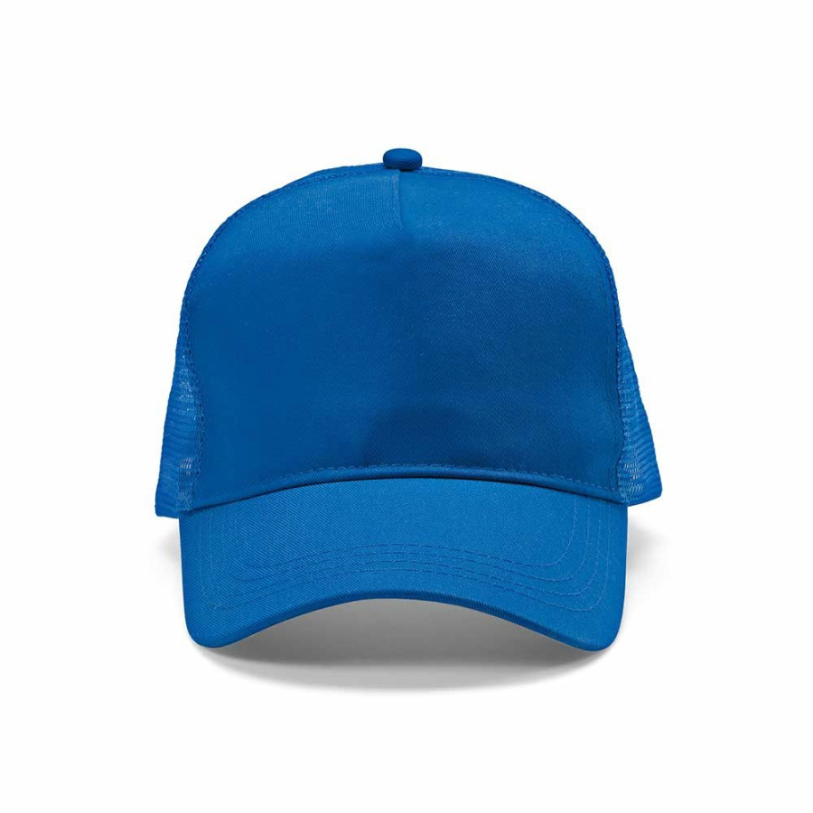 Zappa Cap rPET and rCotton. 5 panels and Snap Closure: Front