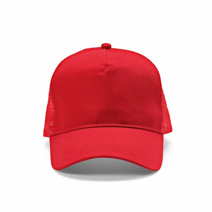 Zappa Cap rPET and rCotton. 5 panels and Snap Closure: Front