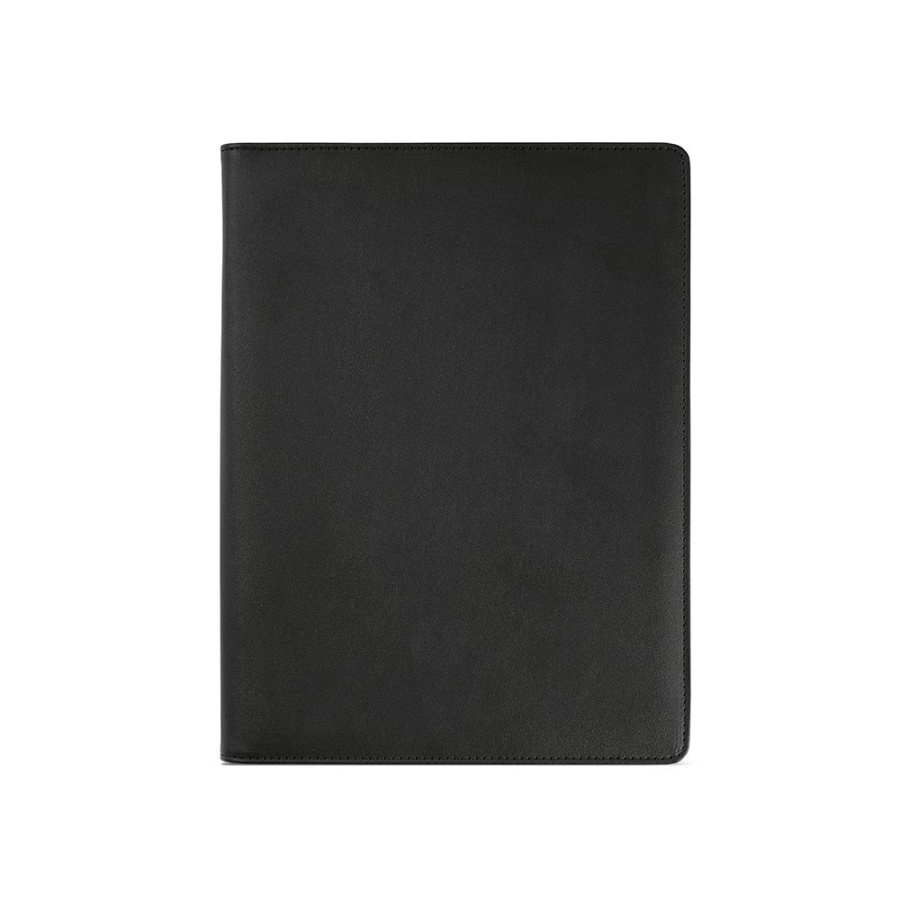 Orwell A4-Mappe aus rPU. Notizblock mit 64-seitigem FSC® und Reißverschluss: Front